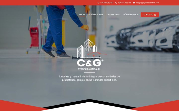 Screenshot of cygsystemsmotion.com