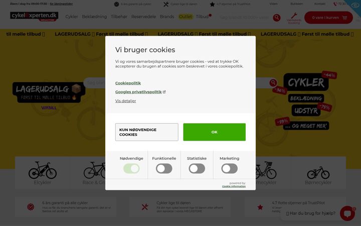 Képernyőkép: cykelexperten.dk