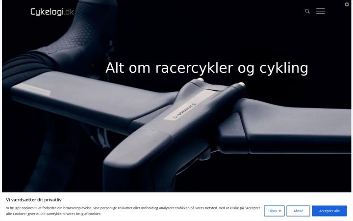 Képernyőkép: cykelogi.dk
