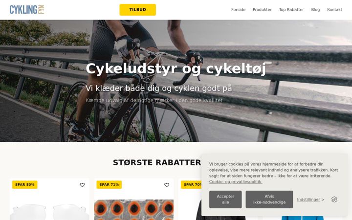 Screenshot of cyklingfyn.dk
