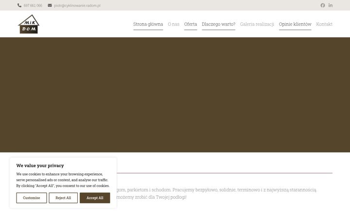 Screenshot of cyklinowanie.radom.pl