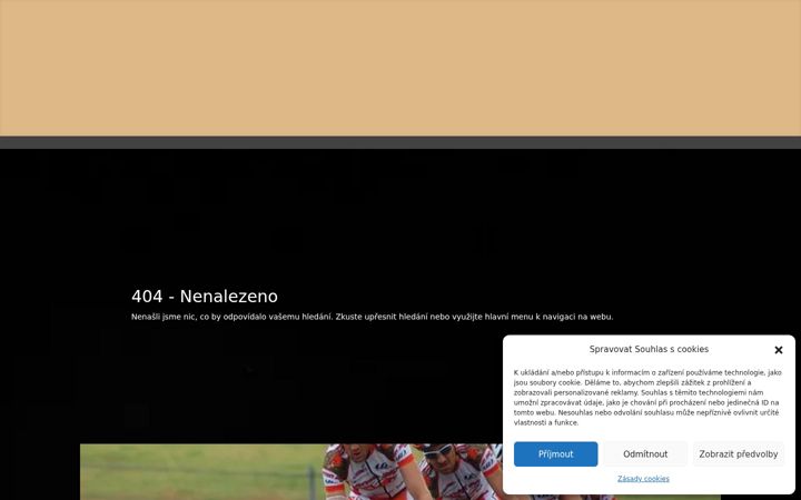 Screenshot stránky cyklo-svet.cz