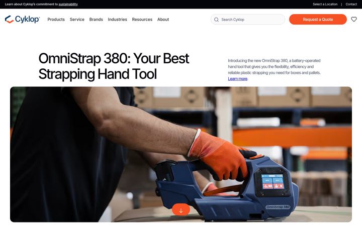 Screenshot of cyklop.com