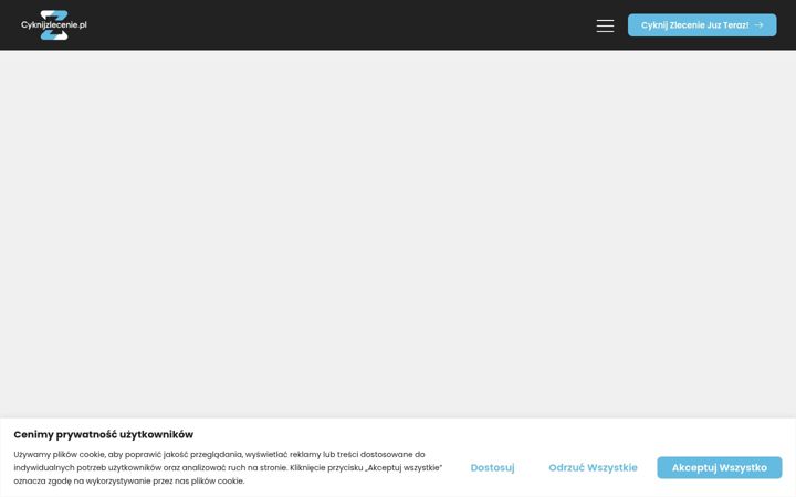 Screenshot di cyknijzlecenie.pl