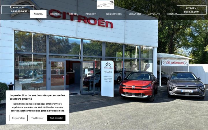 Screenshot van cyl-automobiles-medoc.fr
