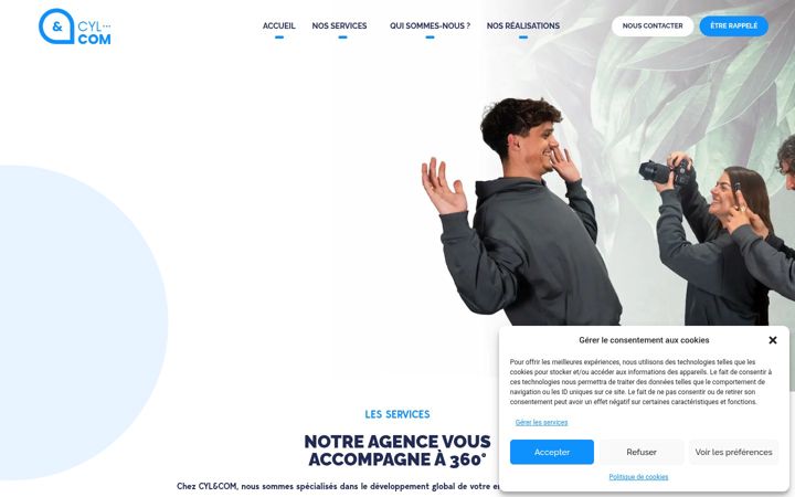 Screenshot van cyl-com.fr