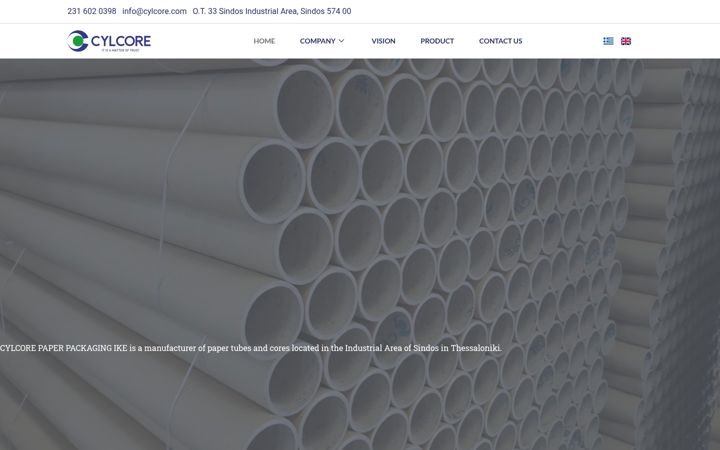 Screenshot of cylcore.com