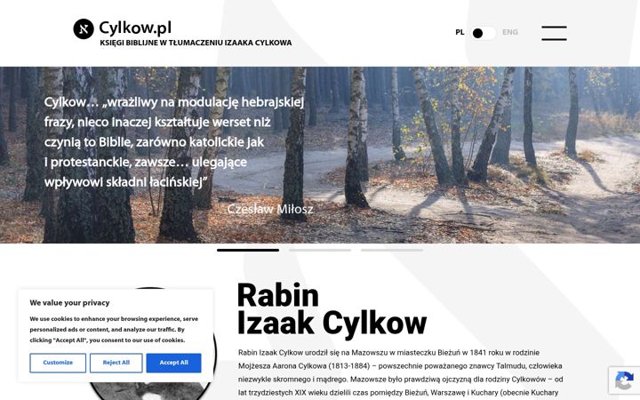 Screenshot di cylkow.pl