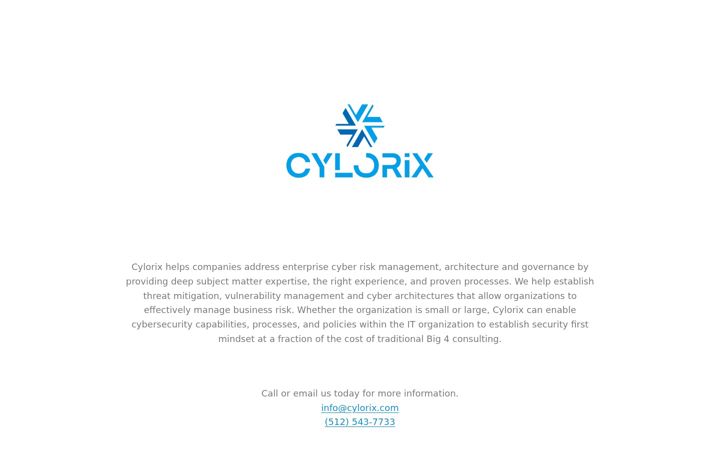 Screenshot of cylorix.com