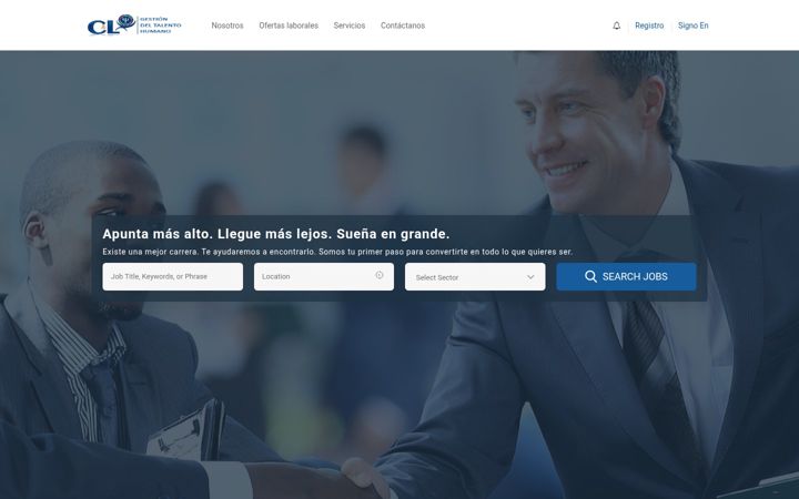 Screenshot of cyltalentohumano.com
