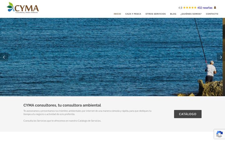 Screenshot of cymaconsultores.com