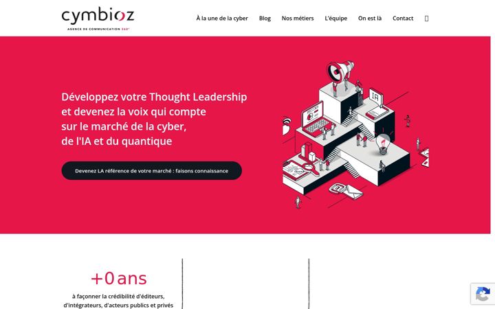 Screenshot of cymbioz.com