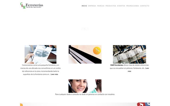 Screenshot of cymferreterias.es