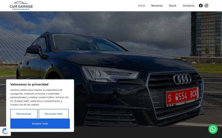 Screenshot of cymgarage.com