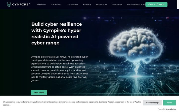 Screenshot of cympire.com