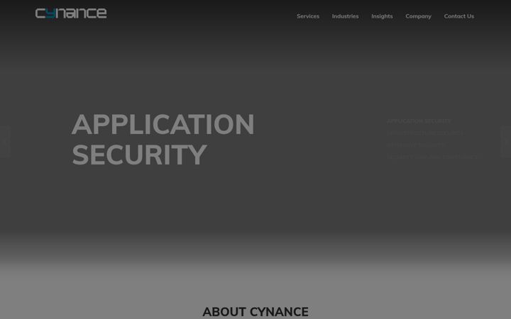 Capture d'écran de cynance.co