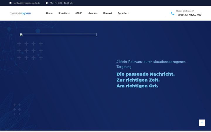 Screenshot of cynapsis-media.de