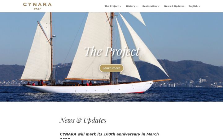 Screenshot of cynara.jp