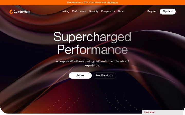 Képernyőkép: cynderhost.com