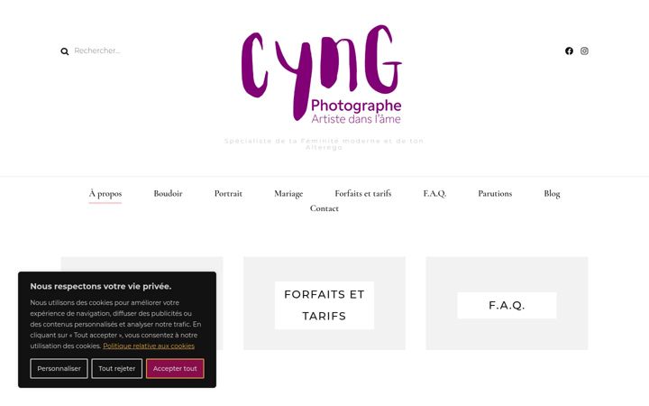 Screenshot of cyngphotographe.ca