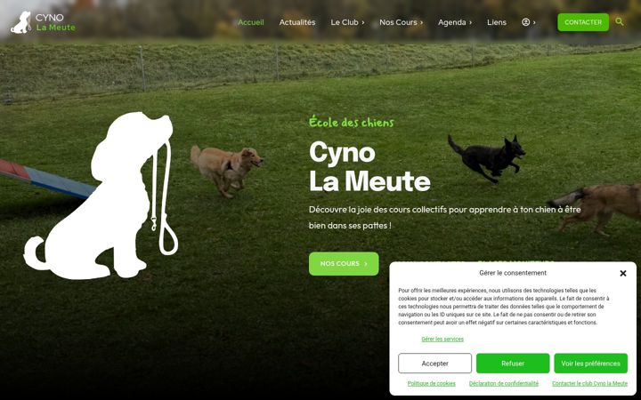 Screenshot of cynolameute.ch