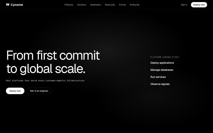 Screenshot of cynone.com