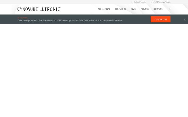 Screenshot of cynosure.com
