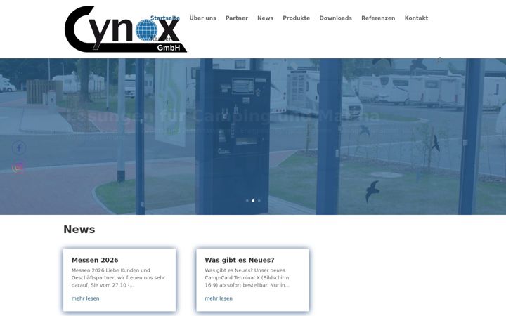 Screenshot of cynox.de