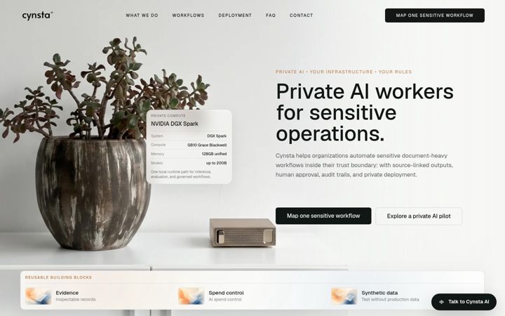 Screenshot of cynsta.com