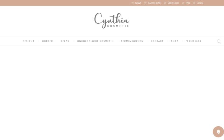Screenshot of cynthia-kosmetik.ch