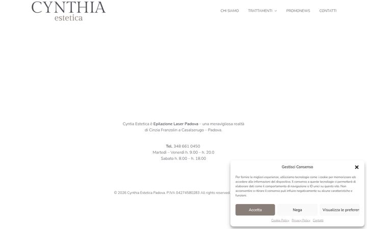Screenshot of cynthiaestetica.com