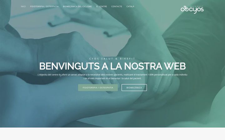 Screenshot of cyossalut.com