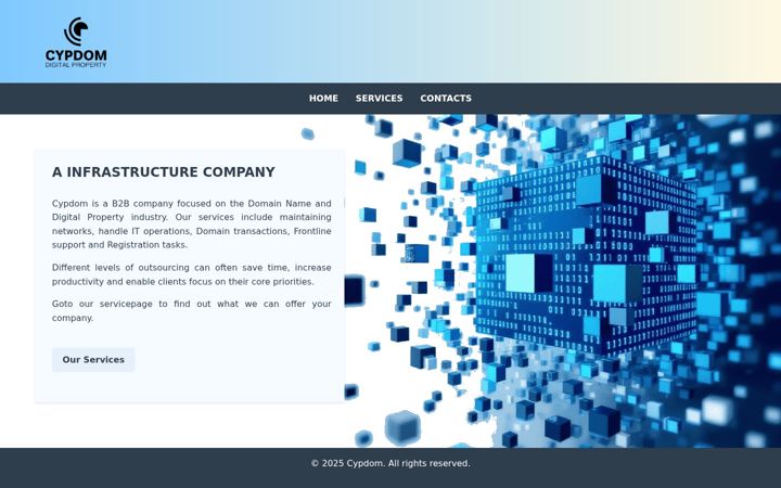 Screenshot of cypdom.com