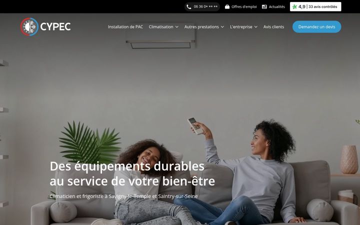 Screenshot of cypec-avis.fr