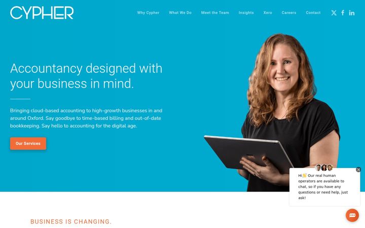 Screenshot of cypherhq.co.uk