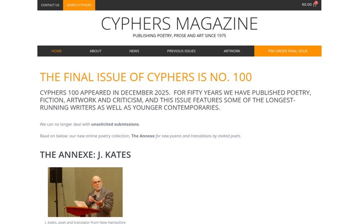 Screenshot van cyphers.ie