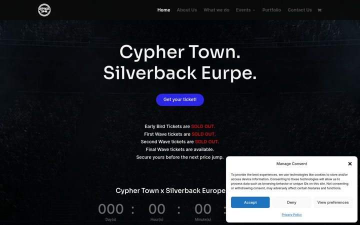 Screenshot of cyphertown.hu