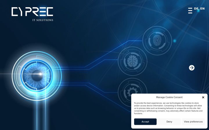 Screenshot of cyprec.com
