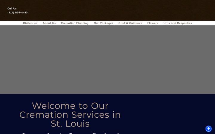 Screenshot of cypresspointecremation.com