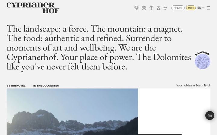 Screenshot of cyprianerhof.com