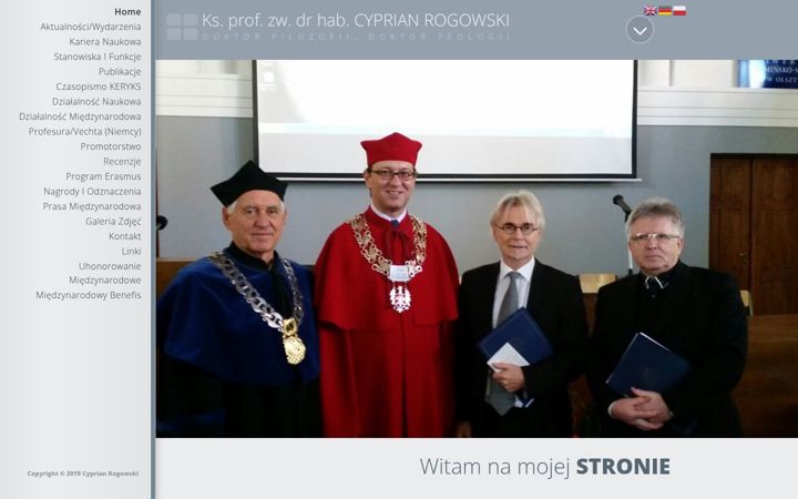 Screenshot of cyprianrogowski.eu
