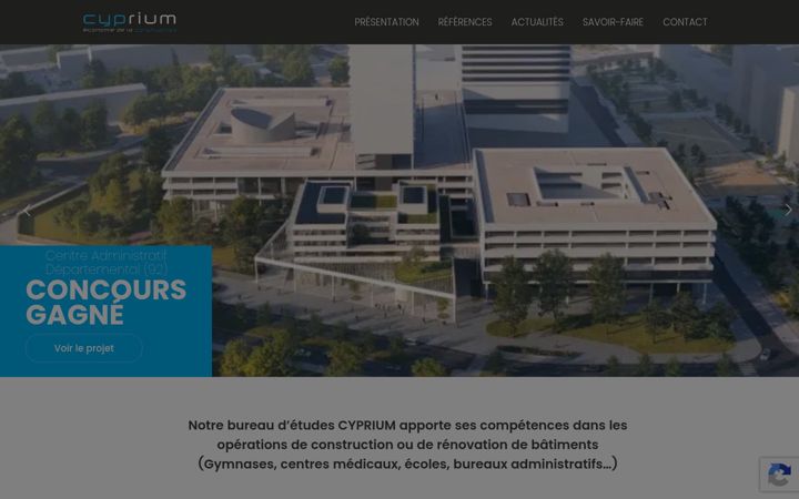 Screenshot of cyprium.fr
