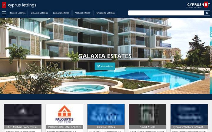 Screenshot of cyprus-lettings.com