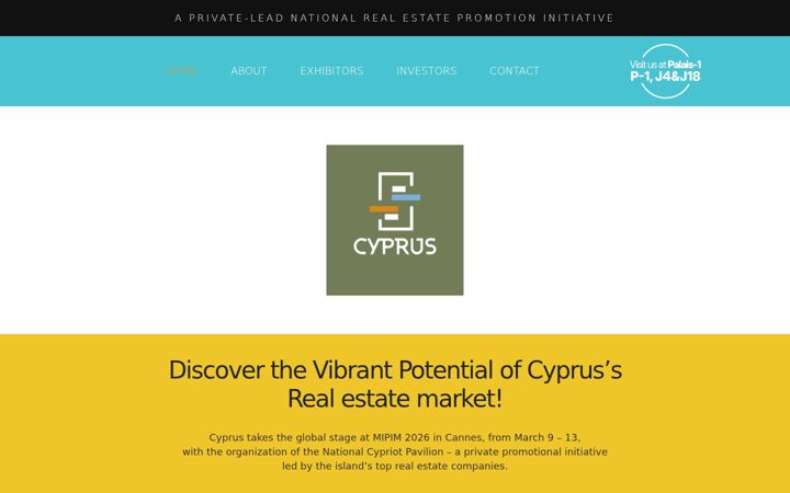 Screenshot of cyprusatmipim.com