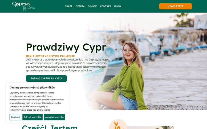 Screenshot of cyprusbykasia.com