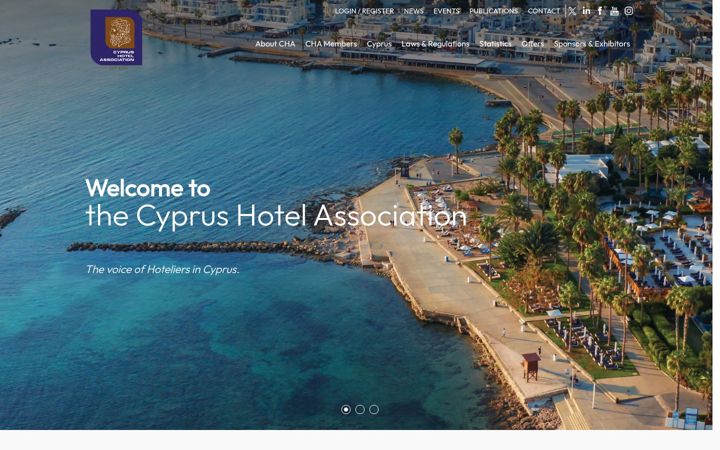 Screenshot of cyprushotelassociation.org
