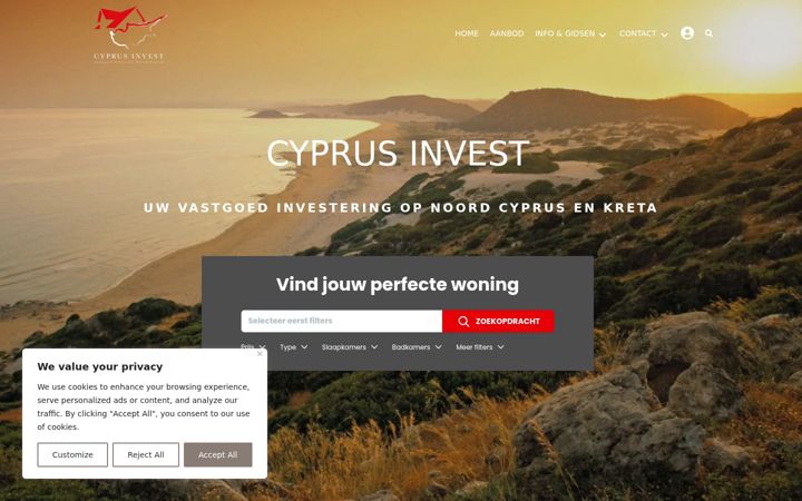 Screenshot of cyprusinvest.nl
