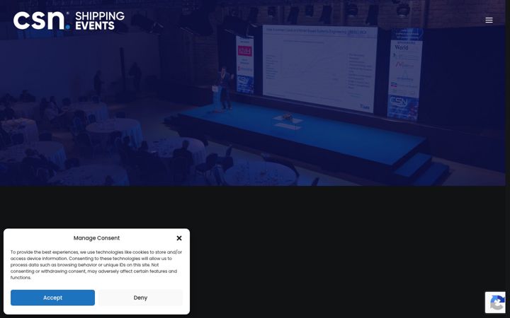 Screenshot of cyprusshippingevents.com