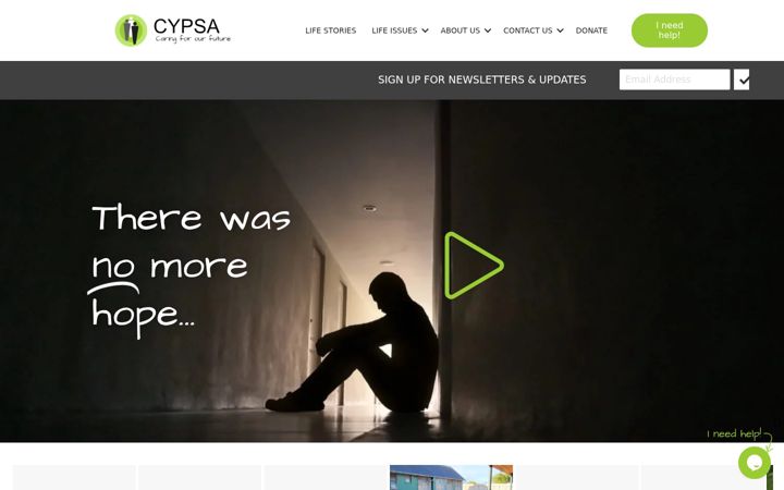 Екранна снимка на cypsa.org.za