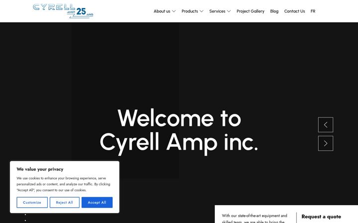 Screenshot of cyrell.qc.ca